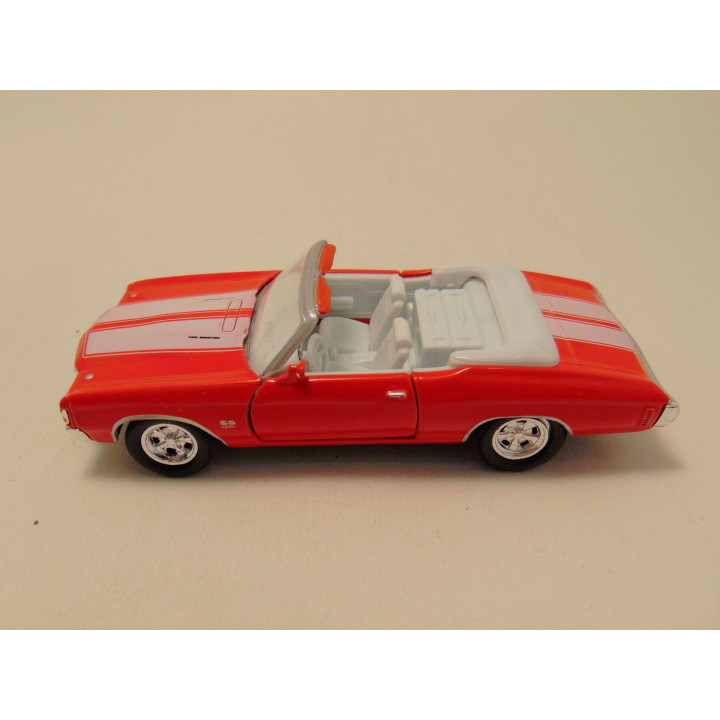 Chevrolet Chevelle SS 454 cabrio 1971 1:34 Welly rood
