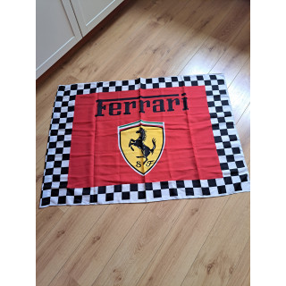 Ferrari San Marino Grand Prix Imola 1992 vlag, stof 130x94cm