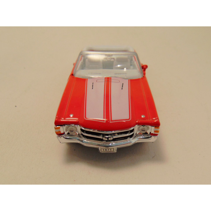 Chevrolet Chevelle SS 454 cabrio 1971 1:34 Welly rood