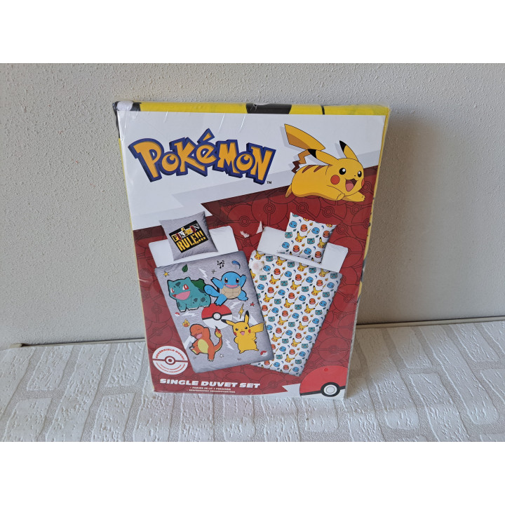 Pokemon Dekbedovertrek En Kussensloop | Kinderkamer Textiel