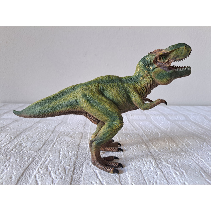Tyrannosaurus Rex Dinosaur Figure Hard Rubber 24 cm