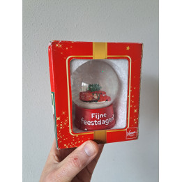 Sneeuwbol, Vomar Voordeelmarkt, kunststof-glas 12x13x13.5cm