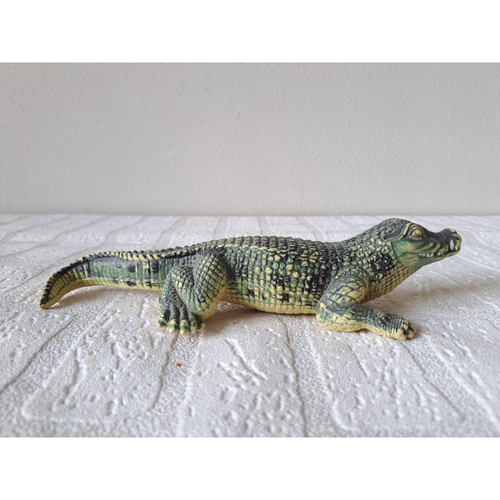 Alligator Figuur Van Rubber 24 Cm | Dieren Speelgoed
