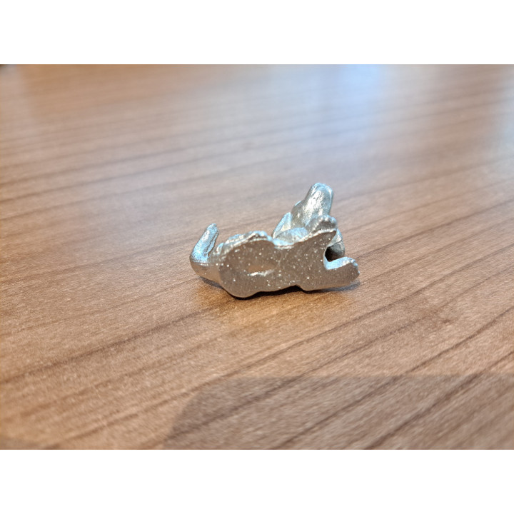 Sitting Beagle Puppy Of Tin | Mini Animal Figurine
