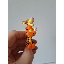 Tijgertje met vogeltje, Winnie de Poeh, Disney, rubber 2.5x3.5x7cm