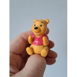 Winnie de Poeh, Disney, hard rubber 3x3x5.5cm