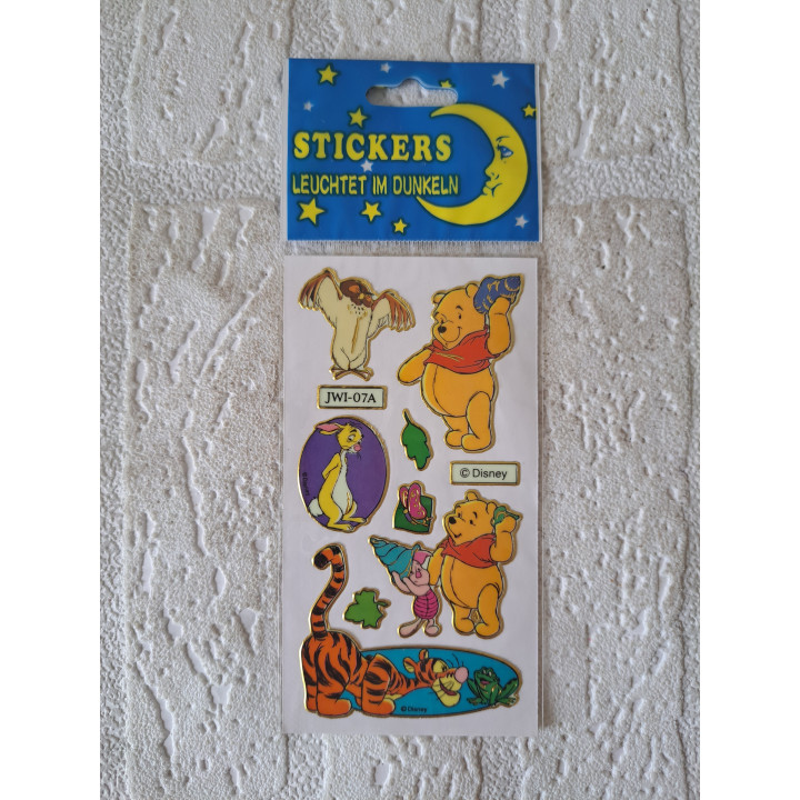 Winnie The Pooh Glow In The Dark Stickers By Disney