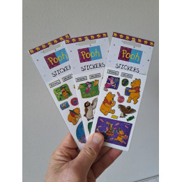 Set van 3 stuks Winnie de Poeh stickers, Disney B6.5xH18cm