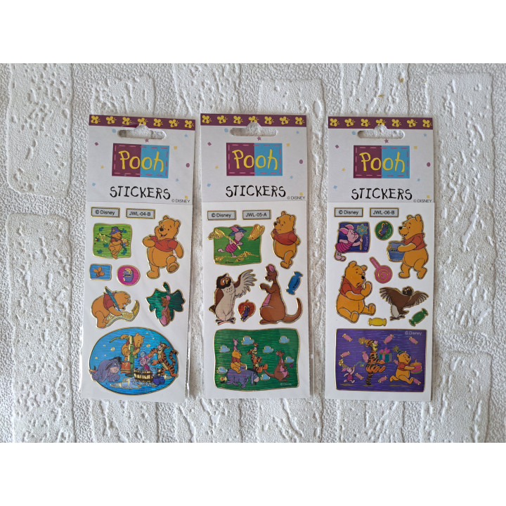 Winnie De Poeh Stickers Van Disney | Set Van 3 Stuks