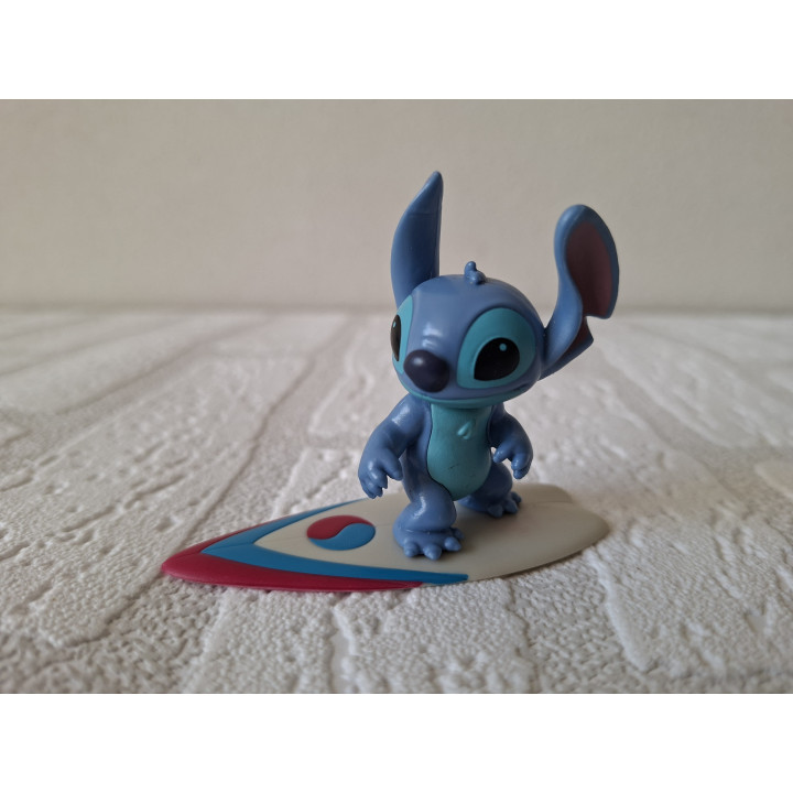 Stitch Op Surfboard Van Disney | Leuk Miniatuurbeeldje
