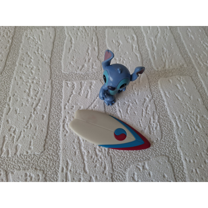 Stitch Op Surfboard Van Disney | Leuk Miniatuurbeeldje