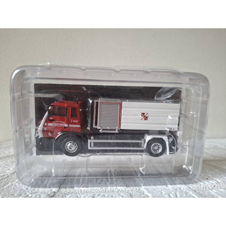 Steyr 19KP Hooklift Fire Truck Del Prado 1:64 Scale Model