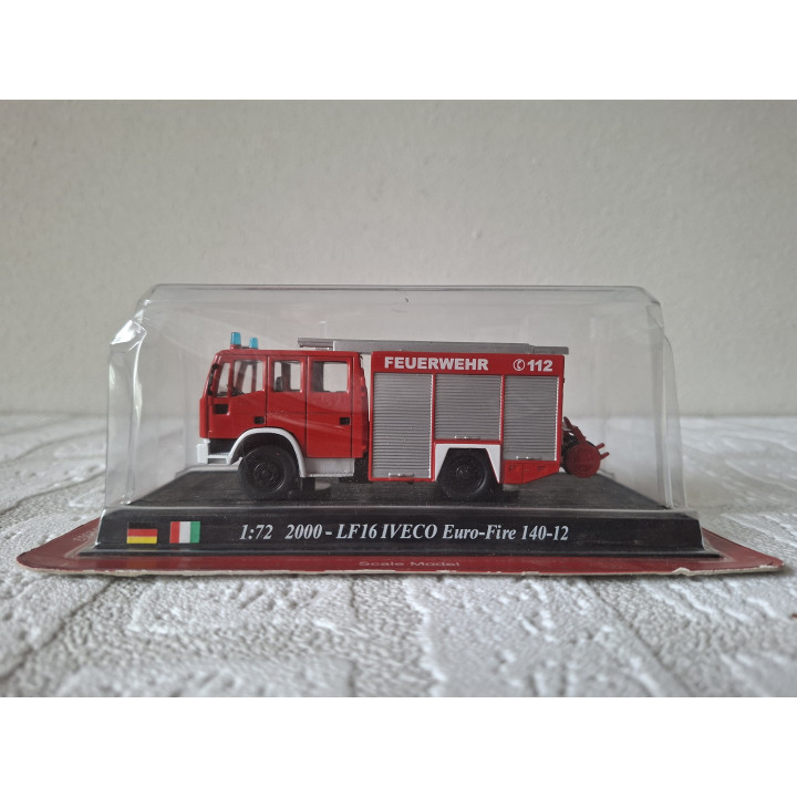 Iveco EuroFire 140-12 LF16 Brandweerwagen 1:72 Del Prado