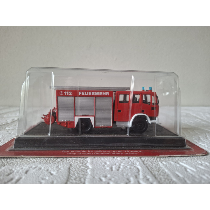 Iveco EuroFire 140-12 LF16 Brandweerwagen 1:72 Del Prado