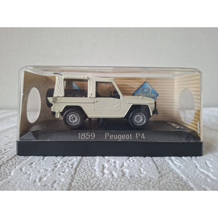 Peugeot P4 Civiele Uitvoering 1:43 Solido Crème