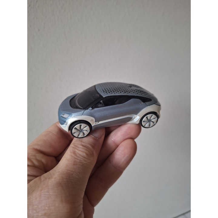Keng Fai Toys Renault Zoe Zero Emission Prototype (2009) Grijs - 1:43