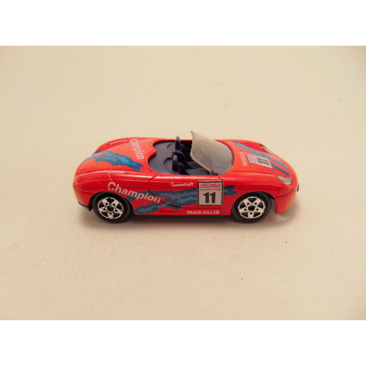 Porsche Boxster Rally Track killer Majorette rood