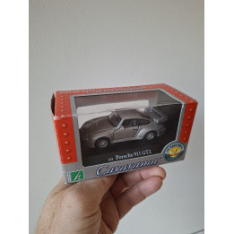 Porsche 911 GT2 met Openslaande Deuren - Zilver (1:43) - Cararama Hongwell