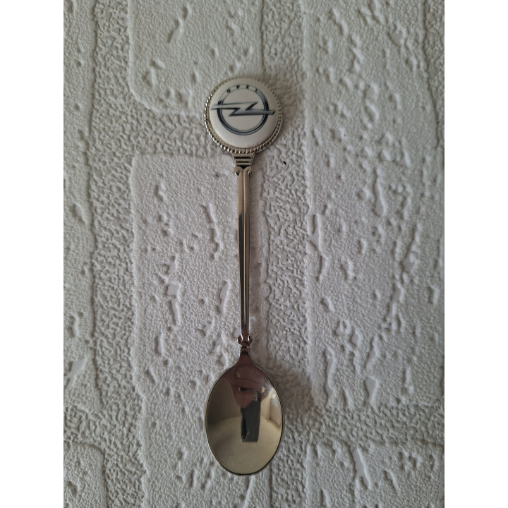 Opel Logo Teaspoon Metal and Porcelain 11.5cm | Speelgoed en Verzamel