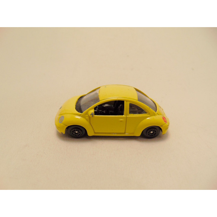 Volkswagen kever New beetle 1:64 Welly geel