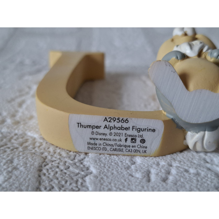 Disney Stampje Bambi ABC-letter U Figurine Enesco Kopen