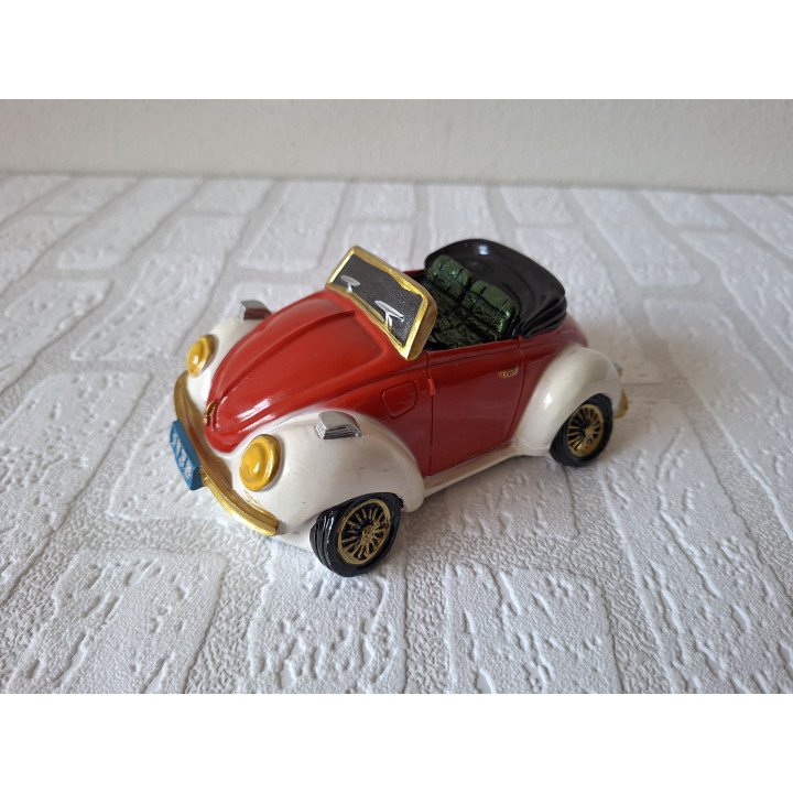 Volkswagen Beetle Convertible Resin Money Box 15 x 9.5 x 7 cm