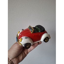 Volkswagen Kever Cabriolet Spaarpot Kunsthars 15 x 9,5 x 7 cm