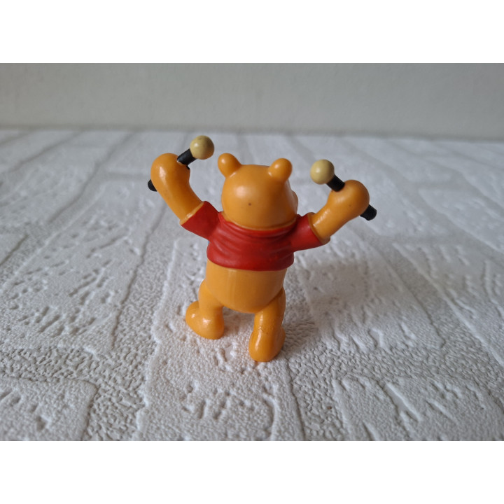 Winnie de Poeh Trommelaar Figuur Bullyland Disney Rubber