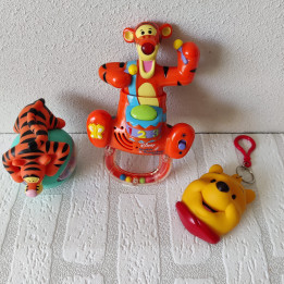 Winnie the Pooh Toy Set with Tigger Rattle and Coin Purse Disney