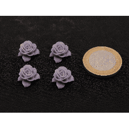 Rose Flower Set Resin 1:12 Dolls House Miniature
