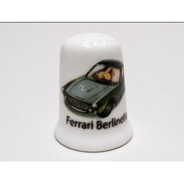 Ferrari Berlinetta Drawing Porcelain Thimble | Car Art