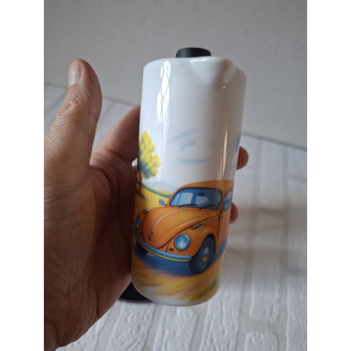 Volkswagen Beetle Cruet Set Oil Vinegar Salt Pepper Qdo
