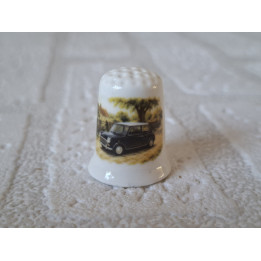 Mini Cooper 1959 Thimble Porcelain Black
