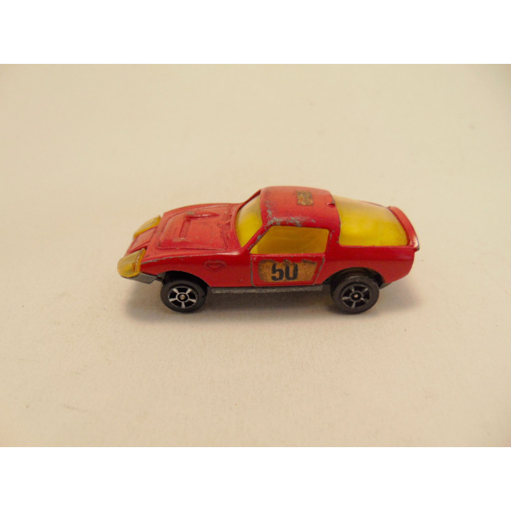 Austin Healey Le Mans sprite Corgi 1:64 rood-geel
