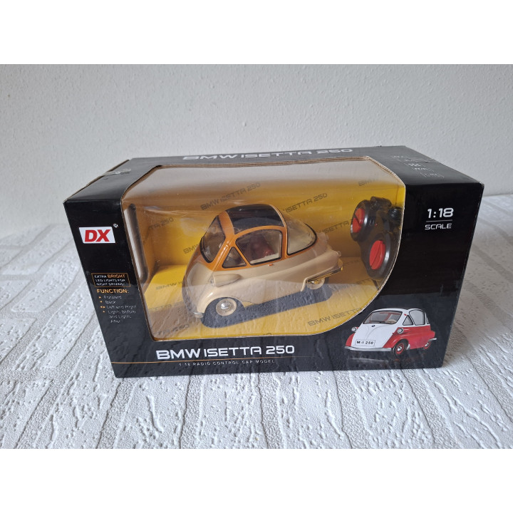 BMW Isetta 250 1:18 RC Radiografisch Bestuurbaar met Verlichting