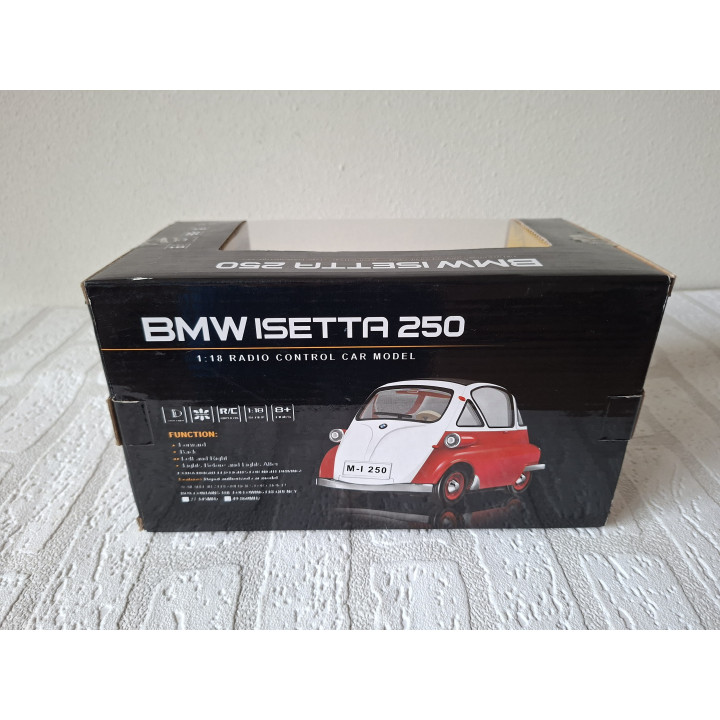 BMW Isetta 250 1:18 RC Radiografisch Bestuurbaar met Verlichting