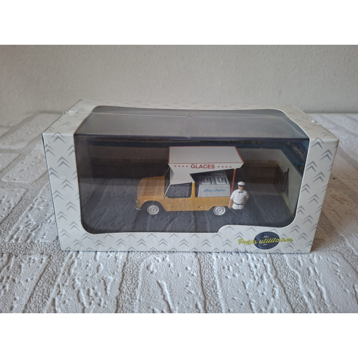 Citroen Mehari Ice Cream Vendor Marchand de Glaces 1:43 Atlas