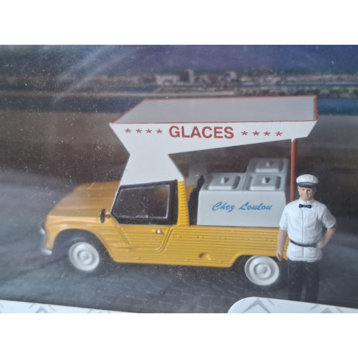 Citroen Mehari IJsverkoper Marchand de Glaces 1:43 Atlas Collections