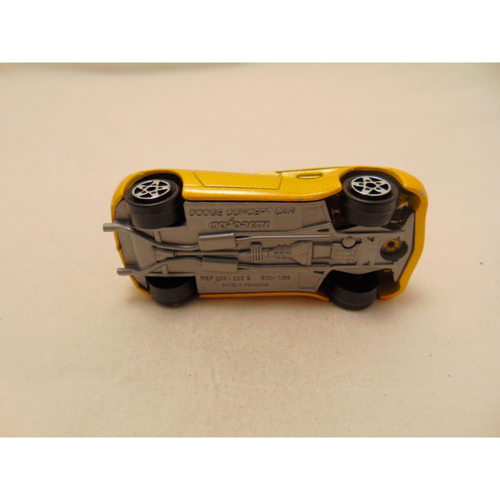 Dodge Copperhead Concept Car Majorette goudgeel