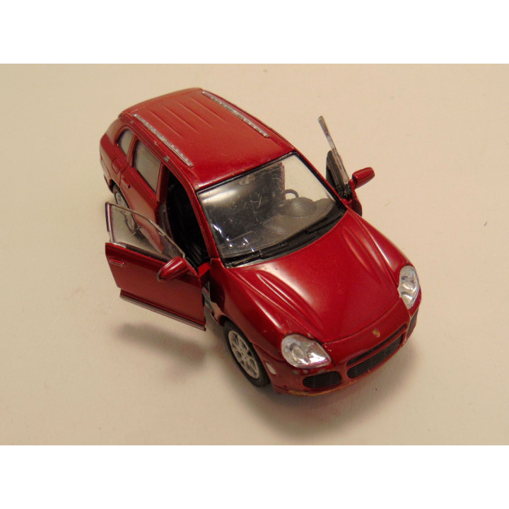 Porsche Cayenne Turbo 1:36 Welly roodbruin