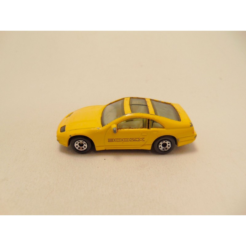 Nissan 300ZX 1990 Matchbox MB219 geel 7x3x2cm