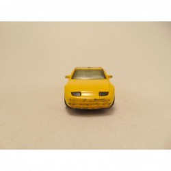 Nissan 300ZX 1990 Matchbox MB219 geel 7x3x2cm - modelauto