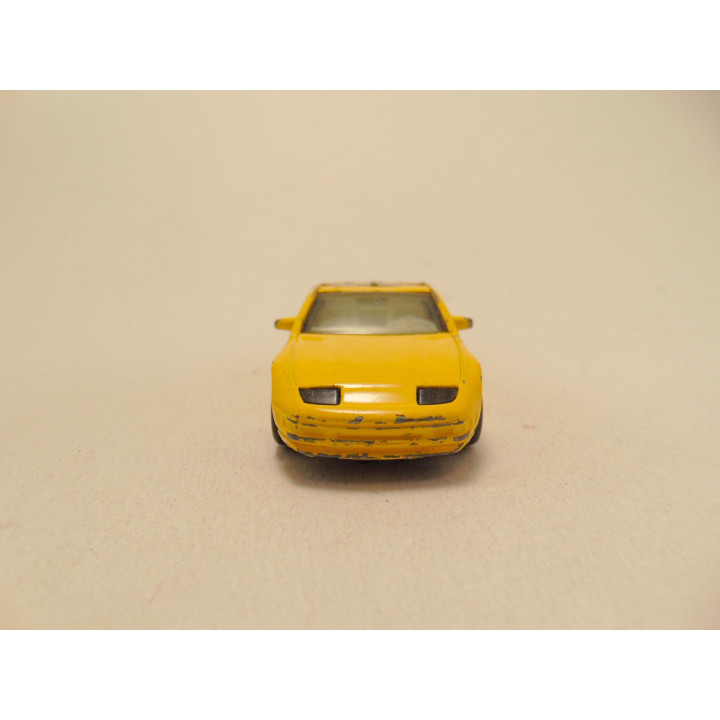 Nissan 300ZX Model Car 1:64 Yellow Matchbox