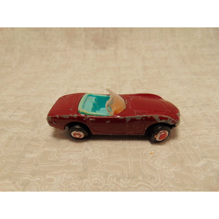 Toyota 2000 GT 1966 convertible Playart 1:64 red brown