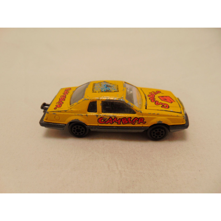 Ford Thunderbird 1983 Aero Birds Gambler Majorette geel