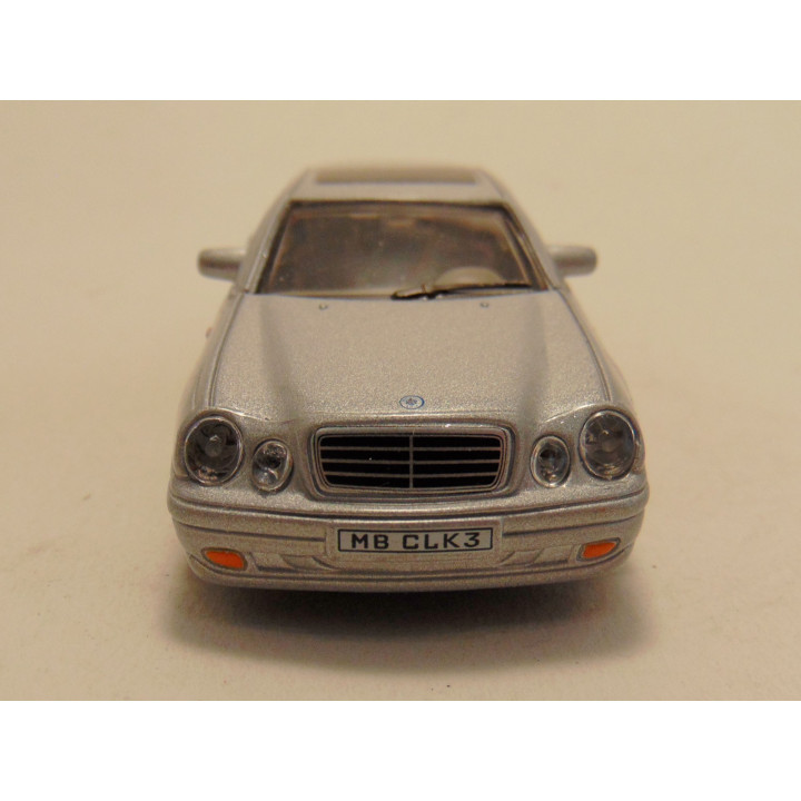 Mercedes CLK 320 Coupe 1:43 Cararama zilverkleurig