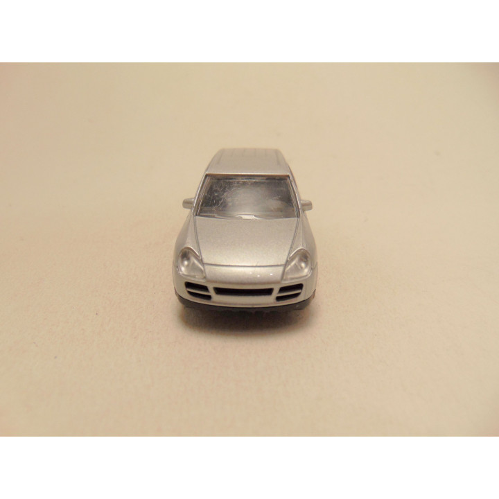 Porsche Cayenne 2002 1:64 Edocar zilverkleurig