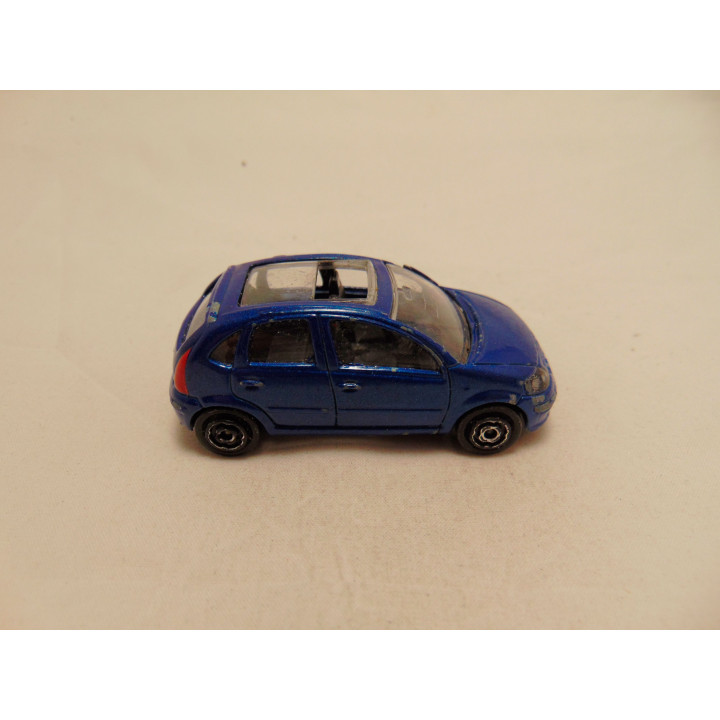 Citroen C3 met sunroof 1:58 Majorette blauw