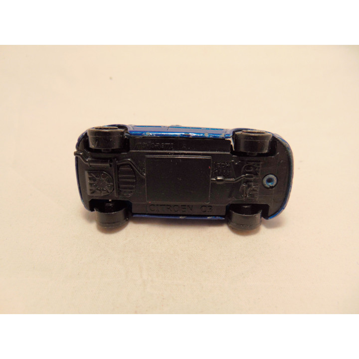 Citroen C3 met sunroof 1:58 Majorette blauw