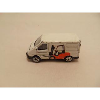 Ford Transit van 1999 Jungheinrich service Edocar 1:64 wit